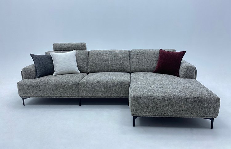 Modern Comfort Sectional Soffa med Chaise Lounge