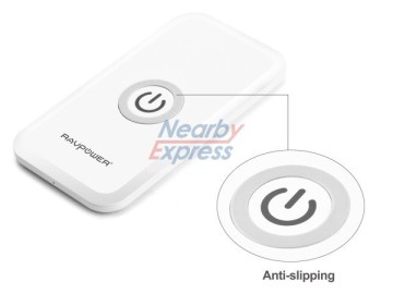 RAVPower Qi-Enabled Single-Position Wireless Charger With built-in 5000mAh Power Bank