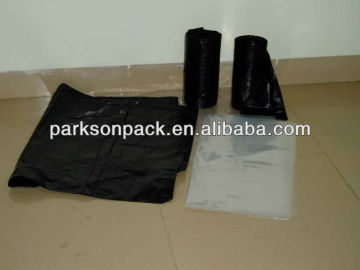 plastic garbage bag on roll