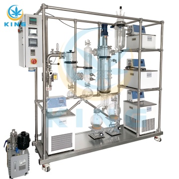 Hemp Oil Extraction: Short Path Molecular Wiped Film Distillation 12.5kg/h