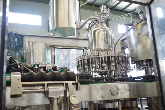 automatic glass bottle juice bottling machine