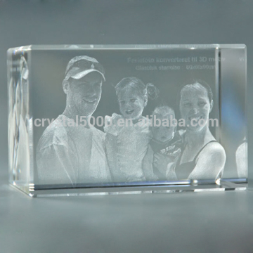 3D crystal funny photo frame