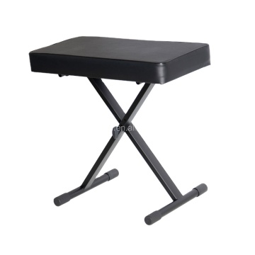 Adjustable Black 3-Legged Display Stool for Guitars