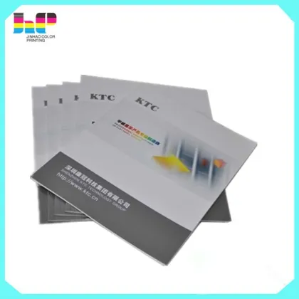 softcover perfect binding catalog printing in Jinhao