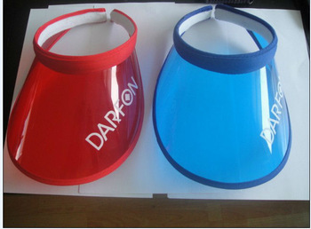 long peak plastic visor