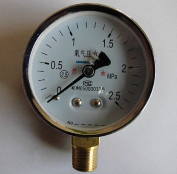 high precision oil pressure gauge for autoclave
