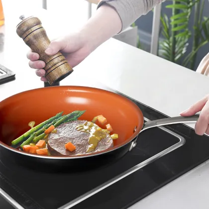 Korea King Pan: New Durable Nonstick Aluminum or Ceramic Frying Pan