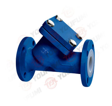 Y Type PFA Lined Strainer