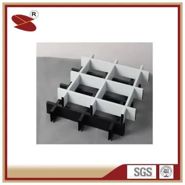 New Interior Decoration Material Artistic Grid Ceiling Feature