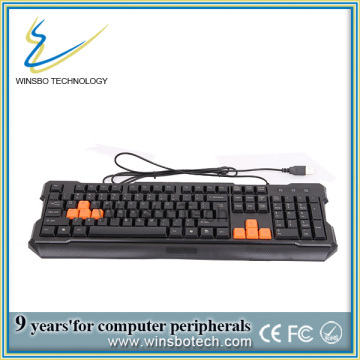 Hot Jual kabel komputer Keyboard Multimedia dengan minyak UV (HZ-KB130)