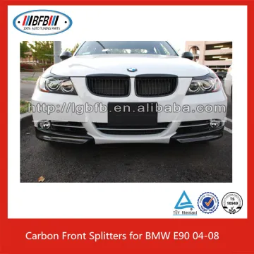 Carbon Fiber Front Splitter Bumper Lips Fit For 04-08 Bmw E90