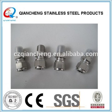 Gas Fittings male Adaptor Union ss compression Pipe Fittings for pe al pe gas pipe