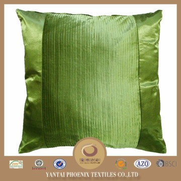pleated pillow cover silk
