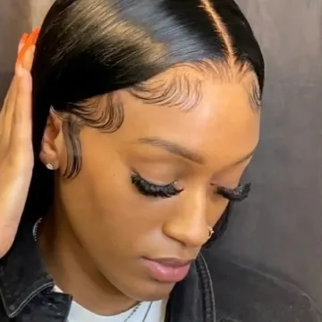 Wholesale Brazilian Virgin 4x4 5x5 6x6 HD Lace Closure Frontal Wig Glueless Straight Raw Human Hair HD Lace Wigs