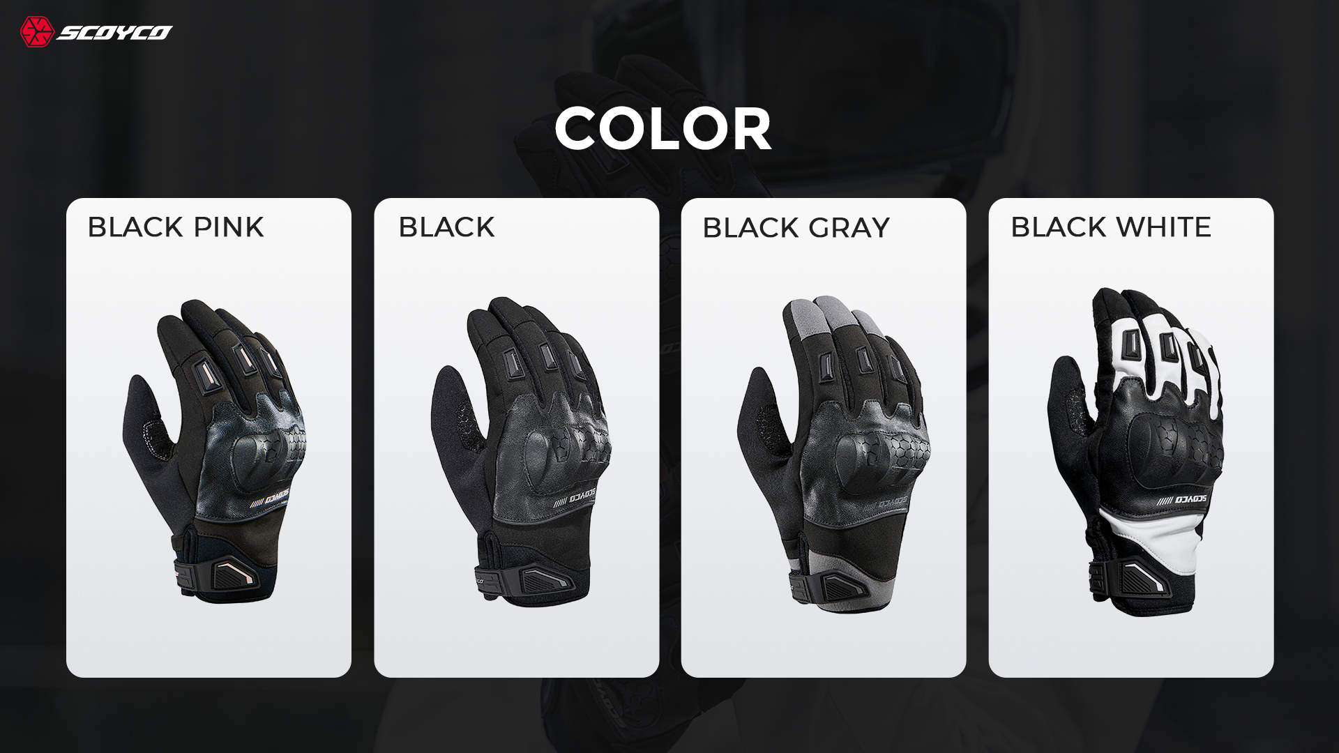 knuckle protection riding gloves