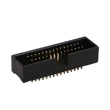 1.27x2.54mm Pitch Gold Flash Box Header DC3 Connector V/T Type