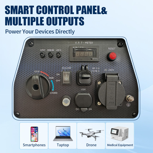 Generador inversor portátil de 2kW