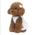 Animal en peluche de chiot en peluche brun