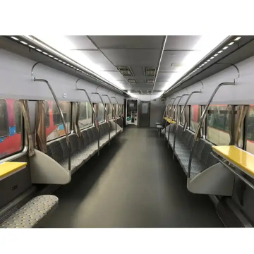 EN15085-3 TIG Welded Train Interior Handrails for Subways