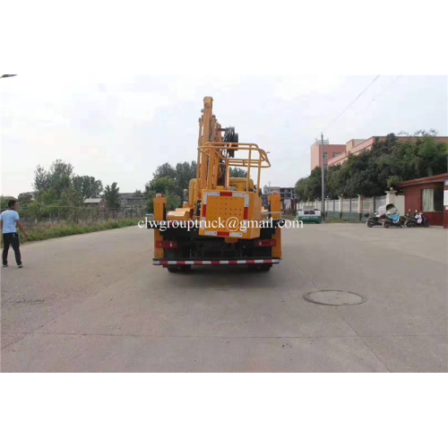 Caminhão de plataforma elevatória hidráulica 24 m montado em caminhão