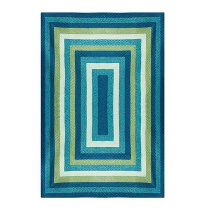 PP Outdoor Reversible Rug Plastic Straw Rug Patio