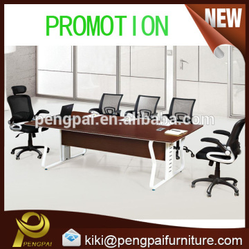 Space save small brown meeting table with chairs