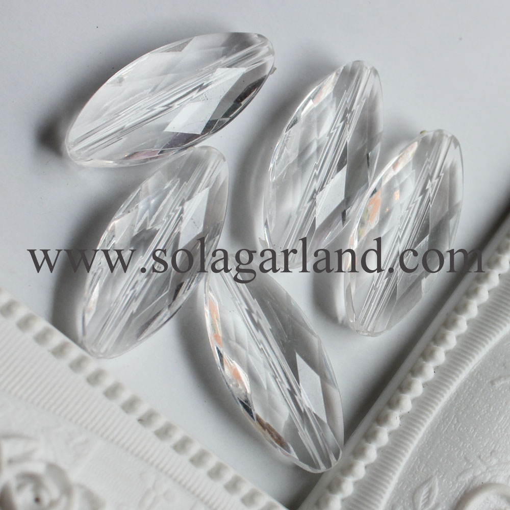 Crystal Faceted Bicone Beads