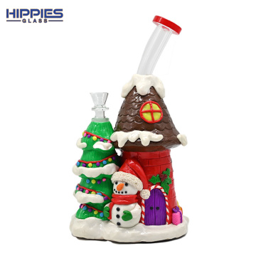 3D Cartoon Dab Rigs with Christmas snowman