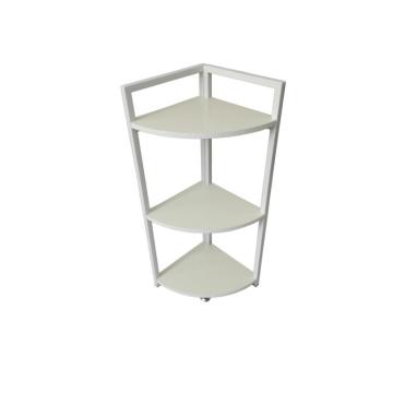 Multi-Purpose 3-Tier Metal Steel MDF Dekorasi Desktop Buku Dinding Rak