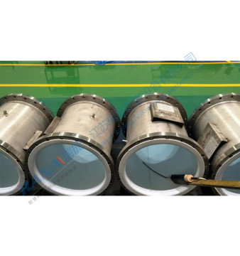 vertical Lined PTFE tower section for chemical Distilling