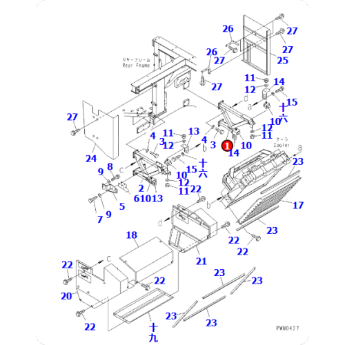 Loader WA1200-3 SUPPORT42C-01-11661