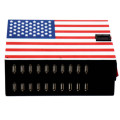 American Flag Port 20 Multiple USB Charging Station