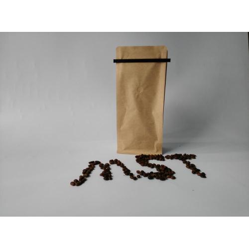 Heraproteiinijauhepakkauspuoli Gusset Coffee Kraft Paper -pussi