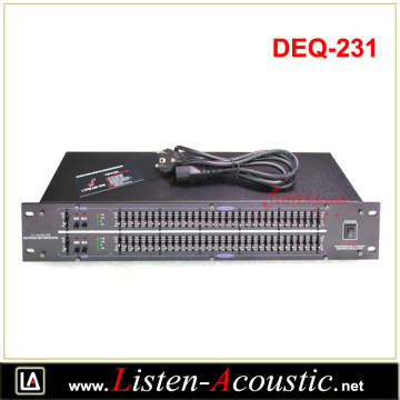 DEQ-231 Two 31-band Channels Digital Audio Graphic Equalizer