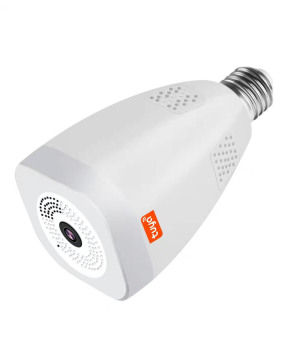 1080P Indoor Wireless IP Camera with Bulb Light - 2 in 1 Home Security Surveillance