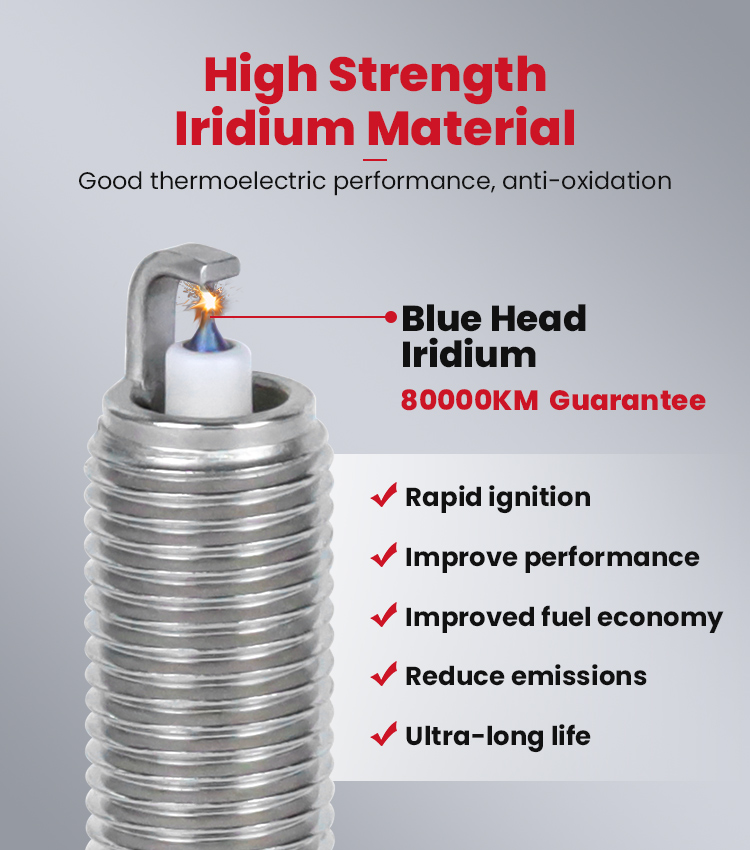 Double Iridium Spark Plug for Nissan