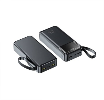Fonte di alimentazione portatile 22,5 W Super Fast Charge 3000MAH Ultra-Large Capacity Intelligent Digital Display Own Ganyard
