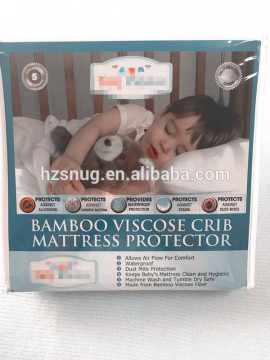 Bamboo viscose Crib mattress protector