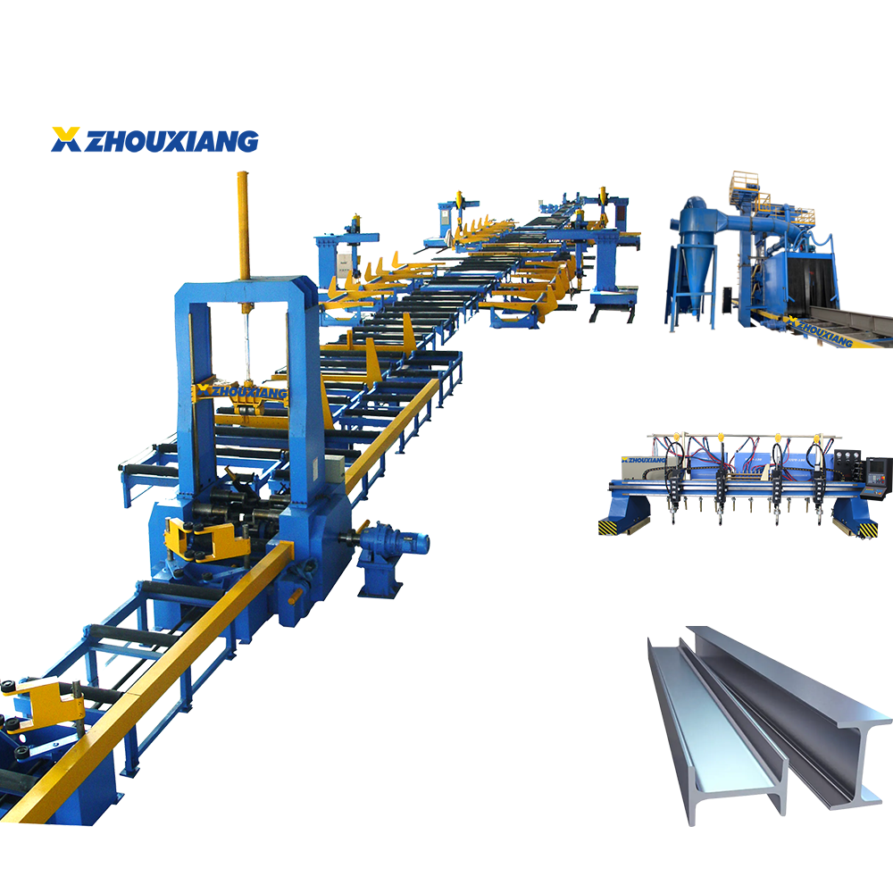 H Beam Fabrication Assembly Welding Production Line