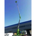 Dongfeng 4x2 telescopic aerial platform truck