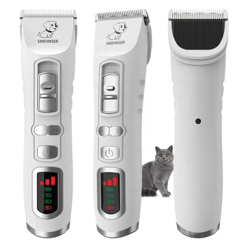 Qi Beidi Dog Grooming Electric Pet Clipper - 3 Turbo Speeds, Cordless and Fast Charging