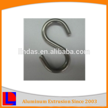 aluminum 6000 6061 series S hook for bathroom accessories