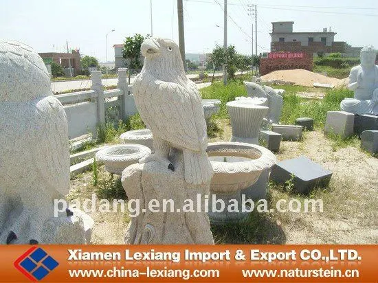 eagle stone statues