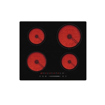 Tempered Glass Top Built-In Induction Hob 4 Burners Cooktop