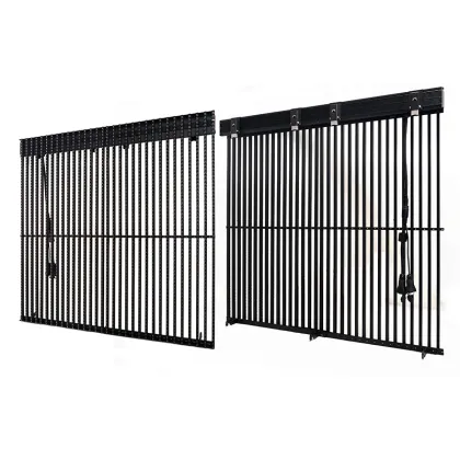 Media Facade LED Building Curtain Screens for Outdoor Advertising