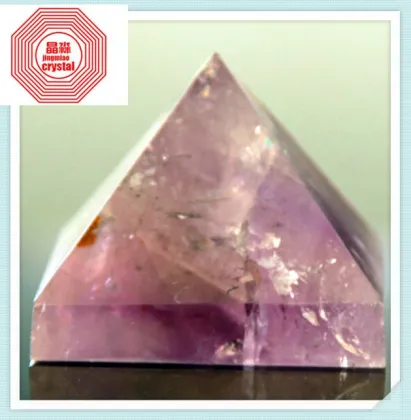 Natural quartz crystal pyramids for healing/cheap natural stone pyramids