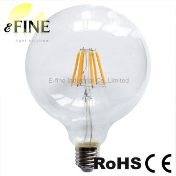 G125 filament LED bulb 6W E27