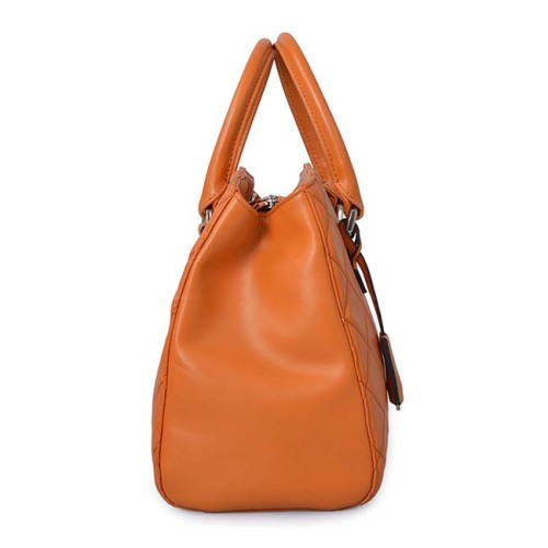 Cuadrados de cuero genuino Lady Fashion Tote Bolsos