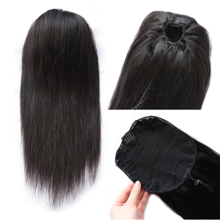 Top Quality Brazilian Ponytail Extensions Human Hair Ponytail Curly Drawstring Ponytails For Black Women