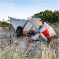 1,3 kg de trekking de montañismo blanco carpa doble